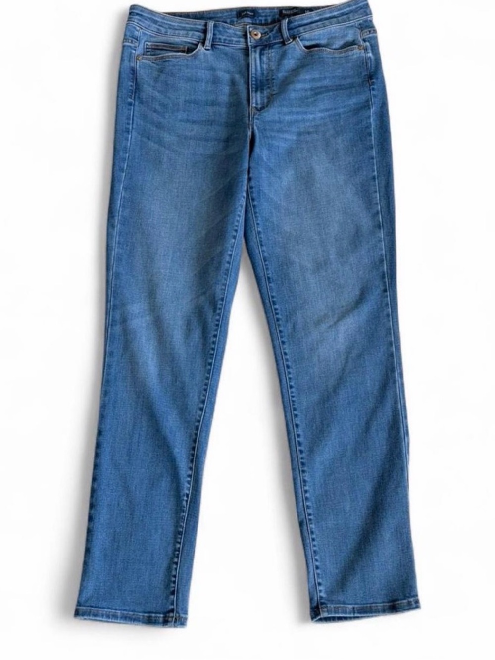 J. Jill Women's Straight Leg Jeans in Medium Blue